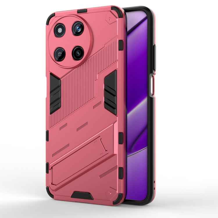 Punk Armor 2 in 1 PC + TPU Phone Case with Holder, For Realme 12 5G Global, For Realme 12+ 5G Global, For Realme 12 Pro 5G Global, For Realme C67 4G Global, For Realme 11 4G Global, For Realme C53 4G