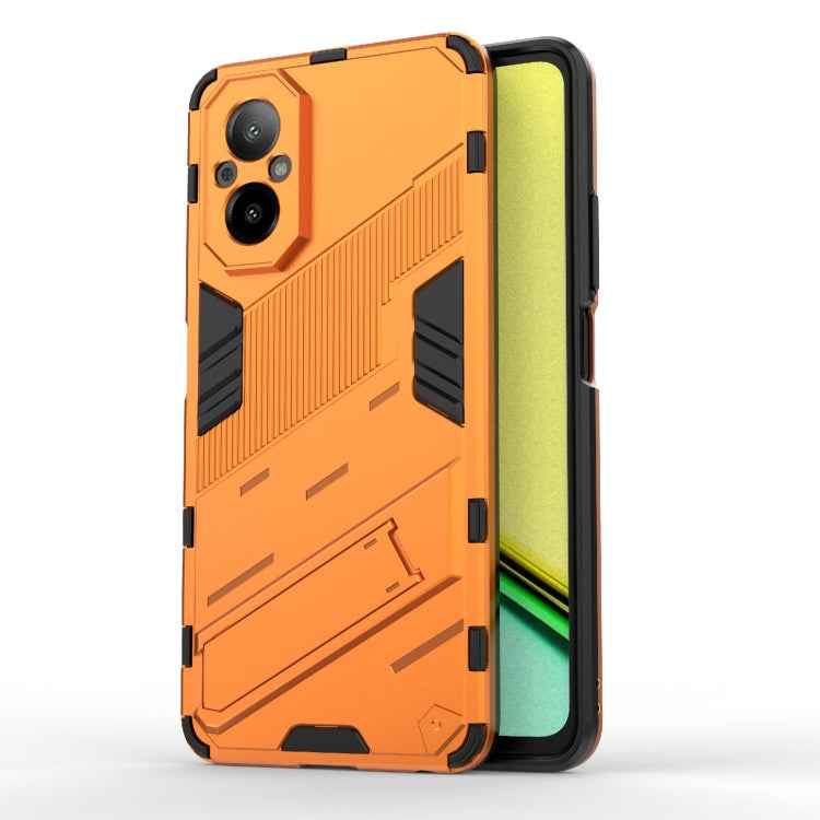 Punk Armor 2 in 1 PC + TPU Phone Case with Holder, For Realme 12 5G Global, For Realme 12+ 5G Global, For Realme 12 Pro 5G Global, For Realme C67 4G Global, For Realme 11 4G Global, For Realme C53 4G