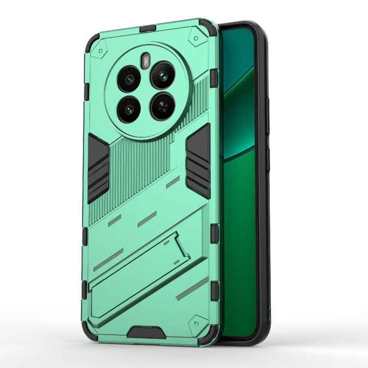 Punk Armor 2 in 1 PC + TPU Phone Case with Holder, For Realme 12 5G Global, For Realme 12+ 5G Global, For Realme 12 Pro 5G Global, For Realme C67 4G Global, For Realme 11 4G Global, For Realme C53 4G