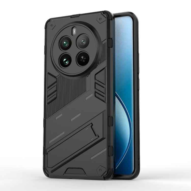 Punk Armor 2 in 1 PC + TPU Phone Case with Holder, For Realme 12 5G Global, For Realme 12+ 5G Global, For Realme 12 Pro 5G Global, For Realme C67 4G Global, For Realme 11 4G Global, For Realme C53 4G
