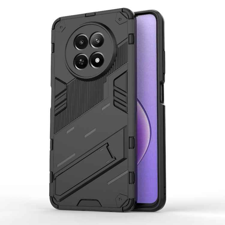 Punk Armor 2 in 1 PC + TPU Phone Case with Holder, For Realme 12 5G Global, For Realme 12+ 5G Global, For Realme 12 Pro 5G Global, For Realme C67 4G Global, For Realme 11 4G Global, For Realme C53 4G