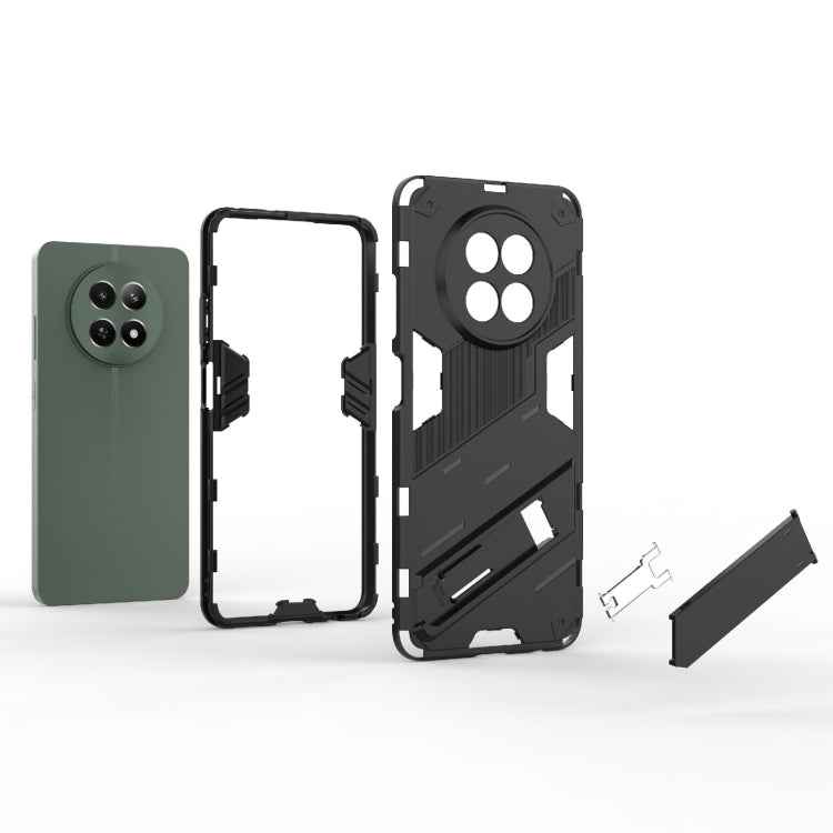 Punk Armor 2 in 1 PC + TPU Phone Case with Holder, For Realme 12 5G Global, For Realme 12+ 5G Global, For Realme 12 Pro 5G Global, For Realme C67 4G Global, For Realme 11 4G Global, For Realme C53 4G