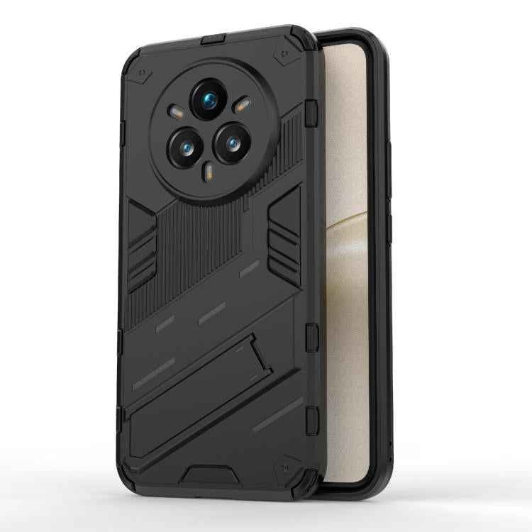 Punk Armor 2 in 1 PC + TPU Phone Case with Holder, For Realme 15 Pro 5G Global, For Realme 15 5G Global, For Realme 14 Pro+ 5G, For Realme 14 Pro 5G Global, For Realme 13 Pro 5G Global, For Realme C63 4G Global
