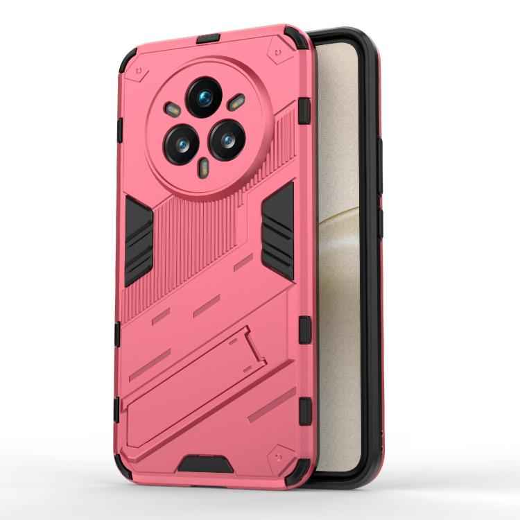 Punk Armor 2 in 1 PC + TPU Phone Case with Holder, For Realme 15 Pro 5G Global, For Realme 15 5G Global, For Realme 14 Pro+ 5G, For Realme 14 Pro 5G Global, For Realme 13 Pro 5G Global, For Realme C63 4G Global