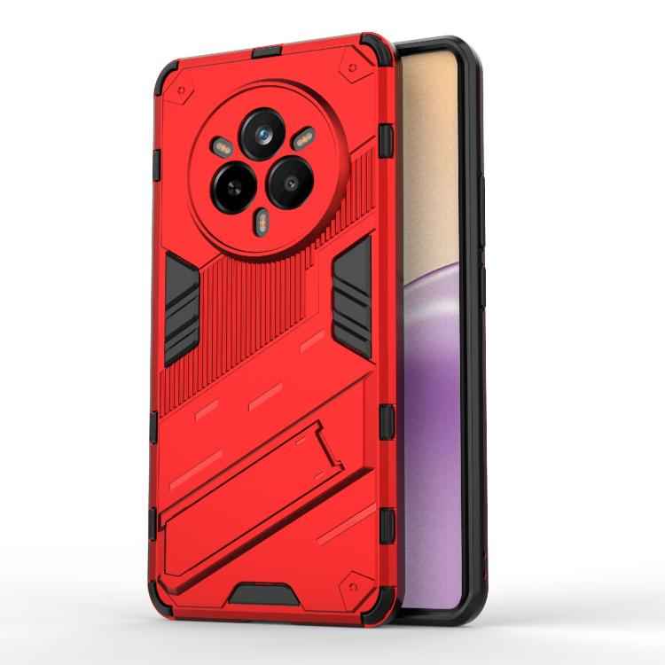 Punk Armor 2 in 1 PC + TPU Phone Case with Holder, For Realme 15 Pro 5G Global, For Realme 15 5G Global, For Realme 14 Pro+ 5G, For Realme 14 Pro 5G Global, For Realme 13 Pro 5G Global, For Realme C63 4G Global