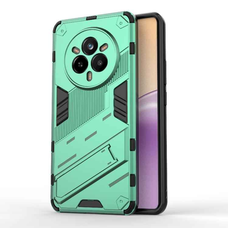 Punk Armor 2 in 1 PC + TPU Phone Case with Holder, For Realme 15 Pro 5G Global, For Realme 15 5G Global, For Realme 14 Pro+ 5G, For Realme 14 Pro 5G Global, For Realme 13 Pro 5G Global, For Realme C63 4G Global