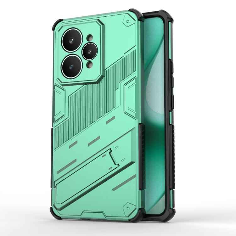 Punk Armor 2 in 1 PC + TPU Phone Case with Holder, For Realme 15 Pro 5G Global, For Realme 15 5G Global, For Realme 14 Pro+ 5G, For Realme 14 Pro 5G Global, For Realme 13 Pro 5G Global, For Realme C63 4G Global