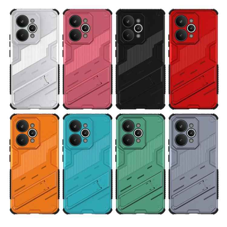 Punk Armor 2 in 1 PC + TPU Phone Case with Holder, For Realme 15 Pro 5G Global, For Realme 15 5G Global, For Realme 14 Pro+ 5G, For Realme 14 Pro 5G Global, For Realme 13 Pro 5G Global, For Realme C63 4G Global