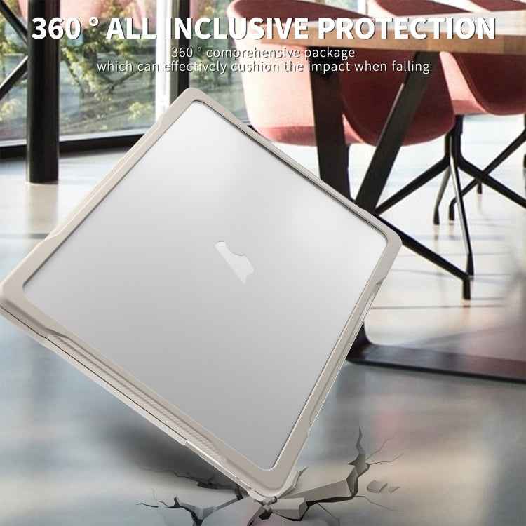 Translucent Laptop Protective Case, For MacBook Air 13.6 inch A2681 2022 / M3 2024 A3113 / M4 2025 A3240