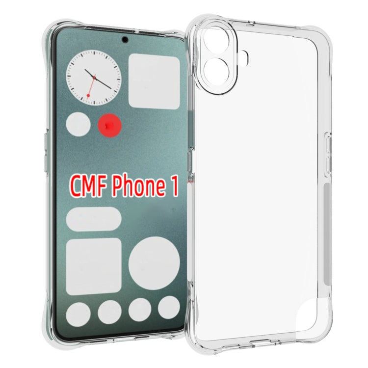 Shockproof Non-slip Thickening TPU Phone Case, For Nothing Phone 3a Lite, For Nothing Phone 3, For Nothing CMF Phone 2 Pro, For Nothing Phone 3a, For Nothing Phone 3a Pro, For Nothing CMF Phone 1, For Nothing Phone 2a, For Nothing Phone 2