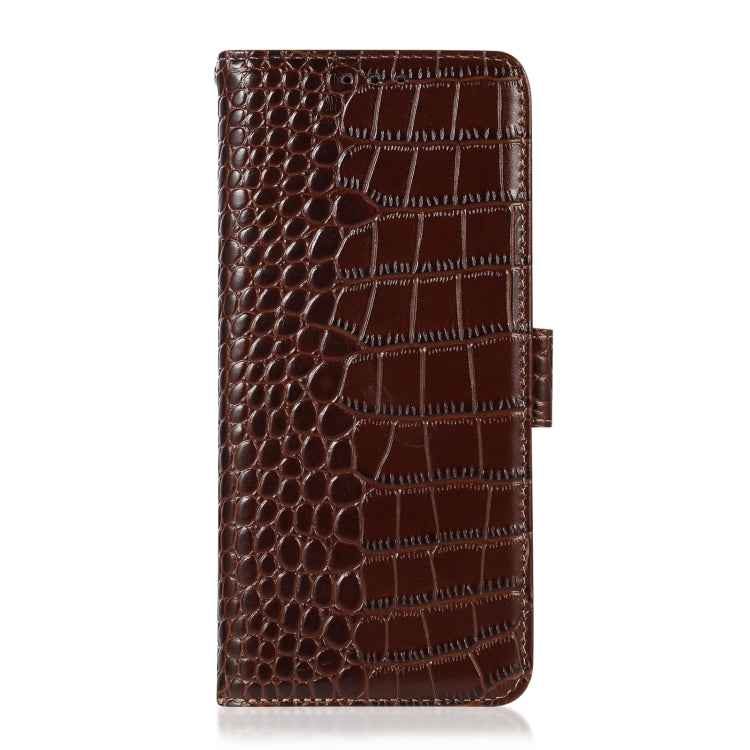 Crocodile Top Layer Cowhide Leather Phone Case, For OnePlus Nord 3 / Ace 2V