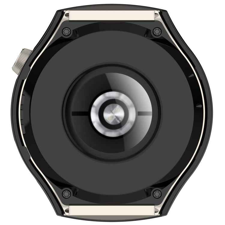 Half Coverage Hollowed Watch Protective Case + Hydrogel Film Set, For Huawei Watch 4 Pro