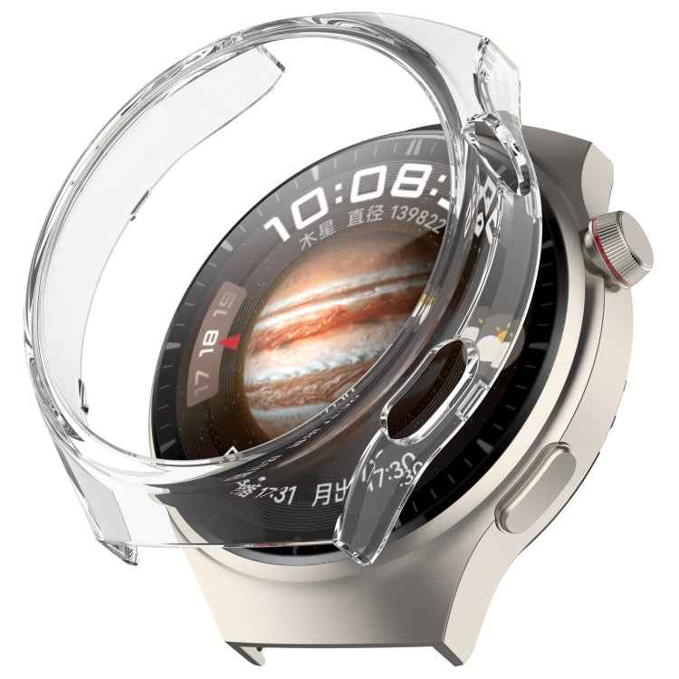 Half Coverage Hollowed Watch Protective Case + Hydrogel Film Set, For Huawei Watch 4 Pro