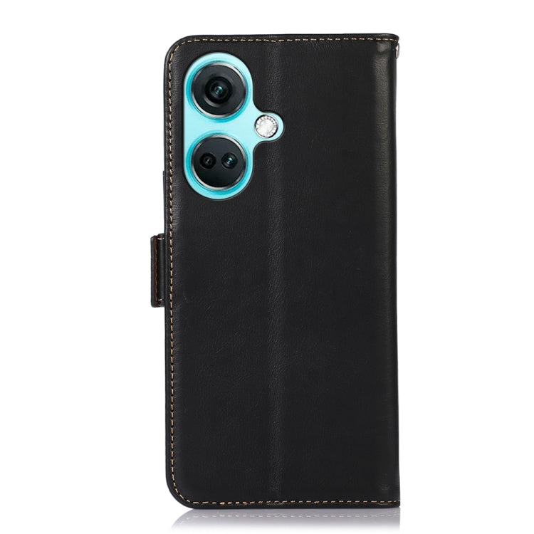 Magnetic Crazy Horse Texture Genuine Leather RFID Phone Case, For OnePlus Nord CE3 5G, For OnePlus Nord 3 / Ace 2V