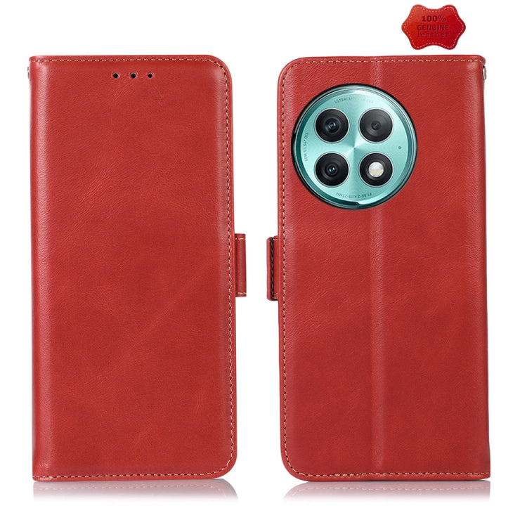 Magnetic Crazy Horse Texture Genuine Leather RFID Phone Case, For OnePlus Nord CE4 5G Global, For OnePlus Ace 3 / 12R, For OnePlus Ace 2 Pro, For OnePlus Nord CE3 5G, For OnePlus Nord 3 / Ace 2V