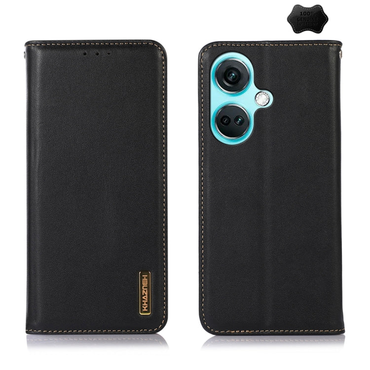 KHAZNEH Nappa Top Layer Cowhide Leather Phone Case, For OnePlus Ace 2 Pro, For OnePlus Nord CE3 5G, For OnePlus Nord 3 / Ace 2V