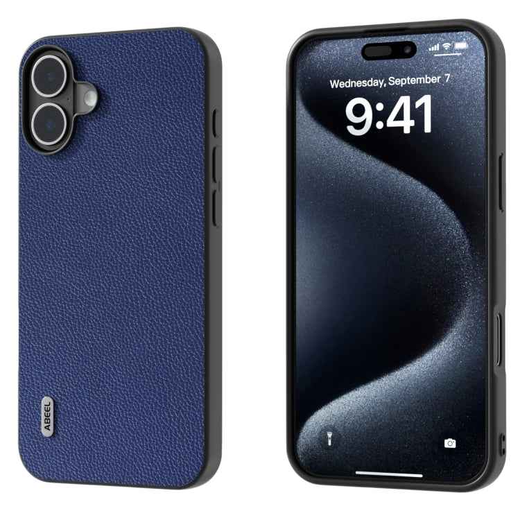 ABEEL Black Edge Genuine Leather Mino Phone Case