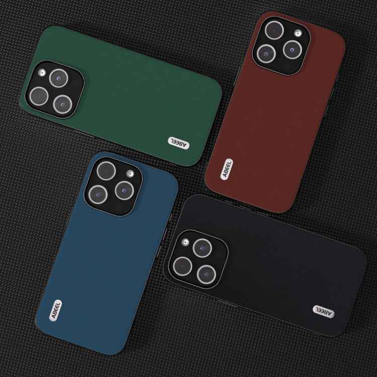 ABEEL Genuine Leather Silky Soft Black Edge Phone Case, For iPhone 15 Pro Max, For iPhone 15 Pro, For iPhone 15 Plus, For iPhone 15, For iPhone 14 Plus, For iPhone 14, For iPhone 14 Pro, For iPhone 14 Pro Max
