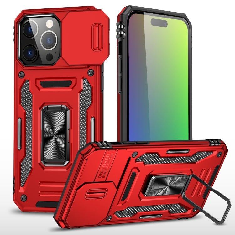 Armor PC + TPU Camera Shield Phone Case, For iPhone 18 Pro / 17 Pro, For iPhone 18 Pro Max / 17 Pro Max, For iPhone 17e / 16e, For iPhone 17, For iPhone Air, For iPhone 16 Pro Max