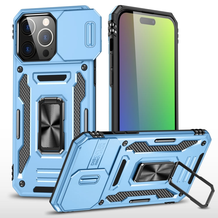 Armor PC + TPU Camera Shield Phone Case, For iPhone 18 Pro / 17 Pro, For iPhone 18 Pro Max / 17 Pro Max, For iPhone 17e / 16e, For iPhone 17, For iPhone Air, For iPhone 16 Pro Max