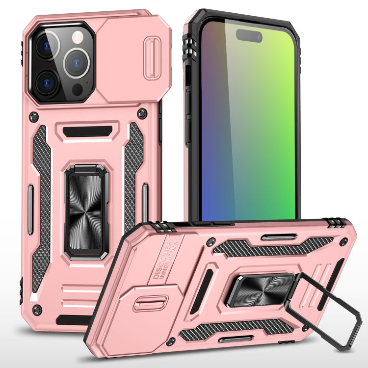 Armor PC + TPU Camera Shield Phone Case, For iPhone 17e / 16e, For iPhone 17 Pro Max, For iPhone 17 Pro, For iPhone 17, For iPhone Air, For iPhone 16 Pro Max