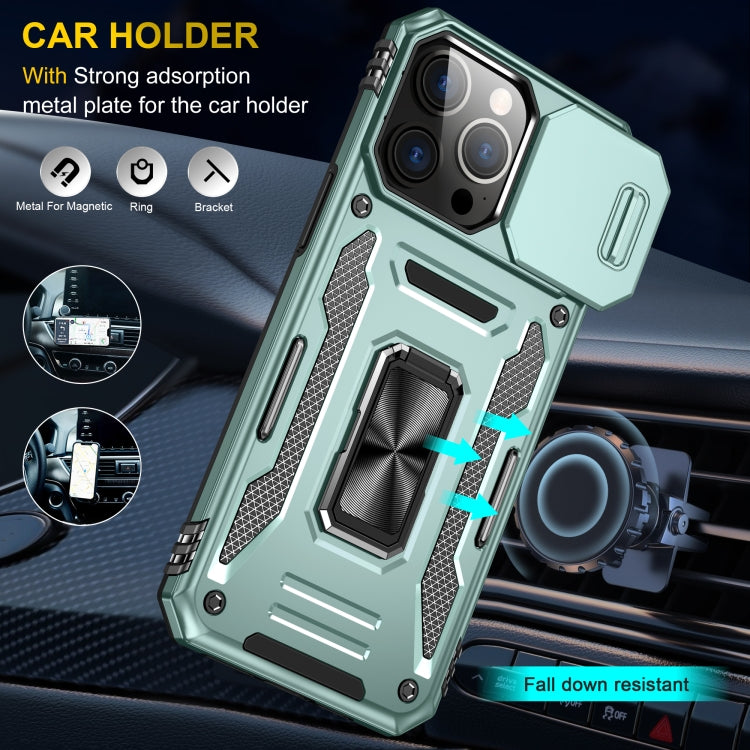 Armor PC + TPU Camera Shield Phone Case, For iPhone 16 Pro, For iPhone 16 Plus, For iPhone 16, For iPhone 15 Pro Max, For iPhone 15 Pro, For iPhone 15 Plus