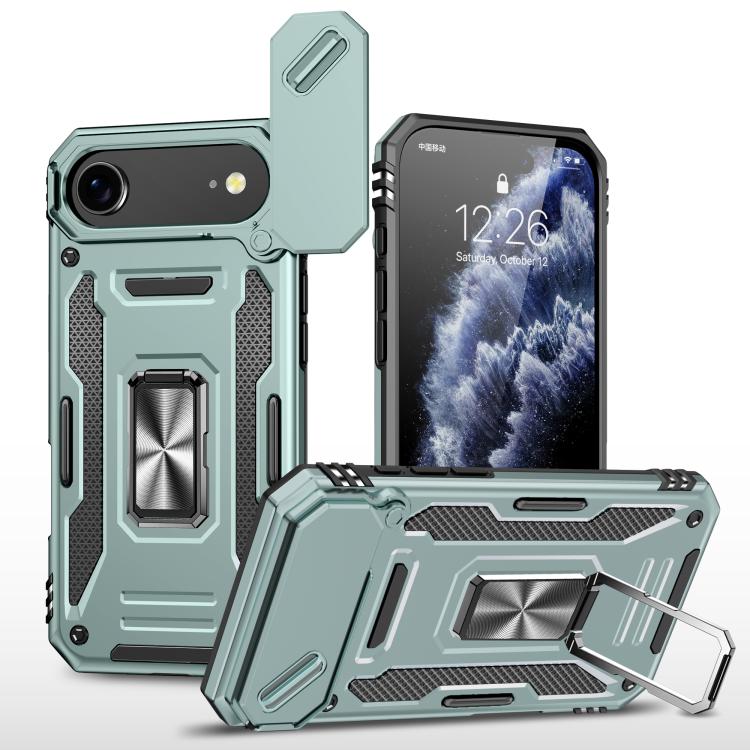 Armor PC + TPU Camera Shield Phone Case, For iPhone 18 Pro / 17 Pro, For iPhone 18 Pro Max / 17 Pro Max, For iPhone 17e / 16e, For iPhone 17, For iPhone Air, For iPhone 16 Pro Max