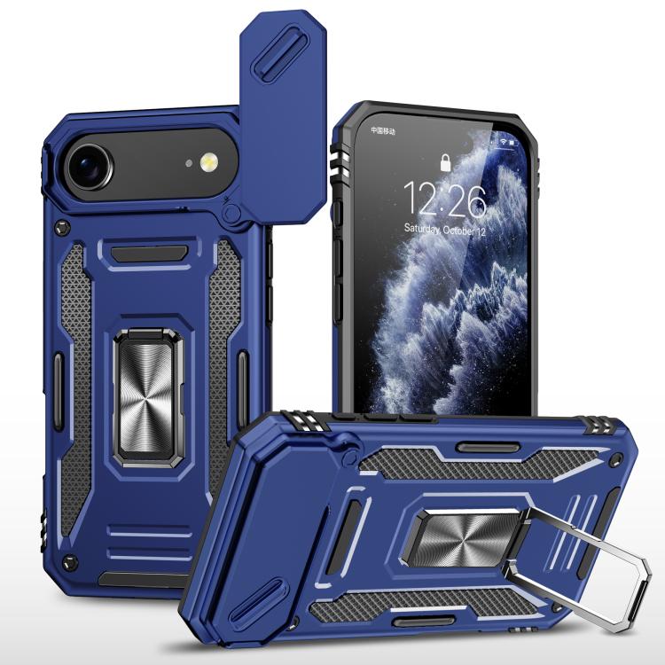 Armor PC + TPU Camera Shield Phone Case, For iPhone 18 Pro / 17 Pro, For iPhone 18 Pro Max / 17 Pro Max, For iPhone 17e / 16e, For iPhone 17, For iPhone Air, For iPhone 16 Pro Max