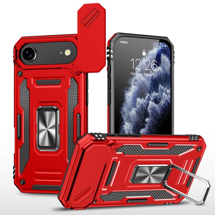 Armor PC + TPU Camera Shield Phone Case, For iPhone 18 Pro / 17 Pro, For iPhone 18 Pro Max / 17 Pro Max, For iPhone 17e / 16e, For iPhone 17, For iPhone Air, For iPhone 16 Pro Max