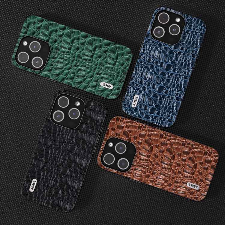 ABEEL Genuine Leather Canopy Black Edge Phone Case