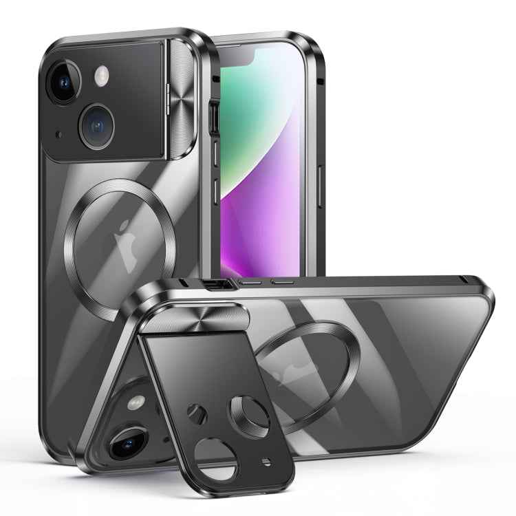Large Window Holder MagSafe Magnetic Metal Phone Case, For iPhone 15 Pro Max, For iPhone 14, For iPhone 15 Pro, For iPhone 15, For iPhone 14 Pro, For iPhone 14 Pro Max, For iPhone 13 Pro Max, For iPhone 13 Pro, For iPhone 13