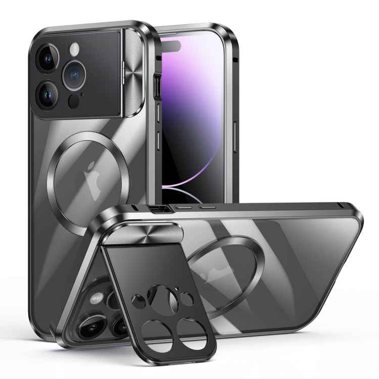 Large Window Holder MagSafe Magnetic Metal Phone Case, For iPhone 15 Pro Max, For iPhone 14, For iPhone 15 Pro, For iPhone 15, For iPhone 14 Pro, For iPhone 14 Pro Max, For iPhone 13 Pro Max, For iPhone 13 Pro, For iPhone 13