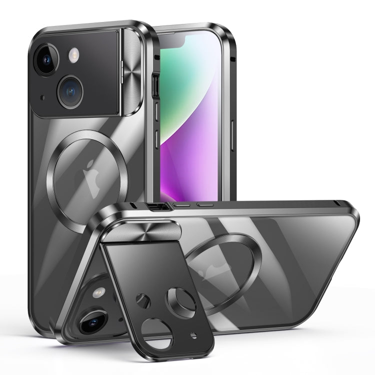 Large Window Holder MagSafe Magnetic Metal Phone Case, For iPhone 15 Pro Max, For iPhone 14, For iPhone 15 Pro, For iPhone 15, For iPhone 14 Pro, For iPhone 14 Pro Max, For iPhone 13 Pro Max, For iPhone 13 Pro, For iPhone 13