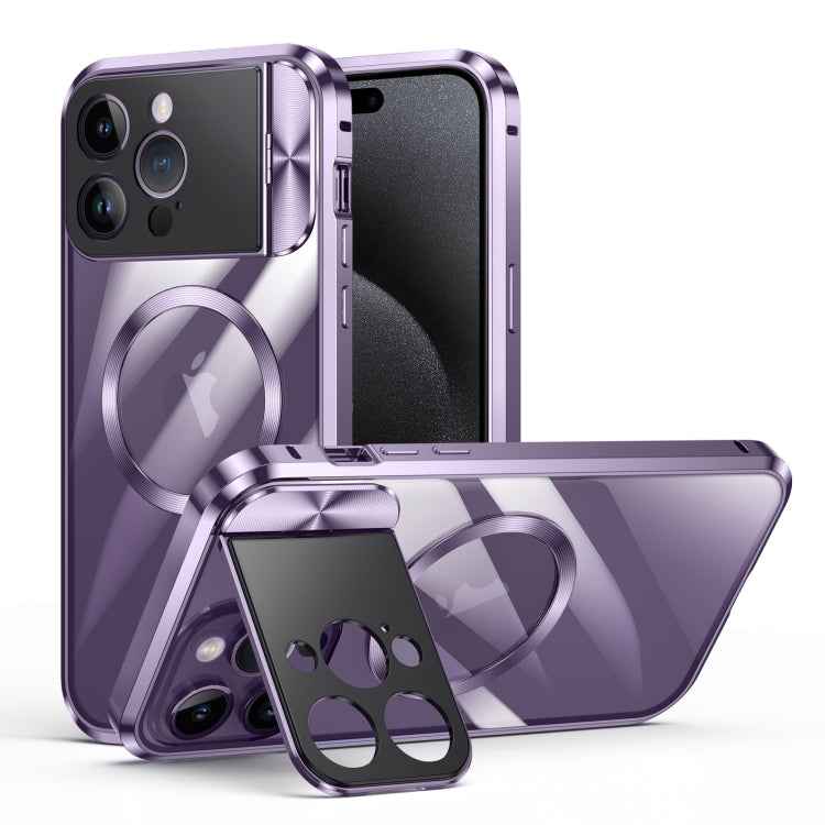 Large Window Holder MagSafe Magnetic Metal Phone Case, For iPhone 15 Pro Max, For iPhone 14, For iPhone 15 Pro, For iPhone 15, For iPhone 14 Pro, For iPhone 14 Pro Max, For iPhone 13 Pro Max, For iPhone 13 Pro, For iPhone 13