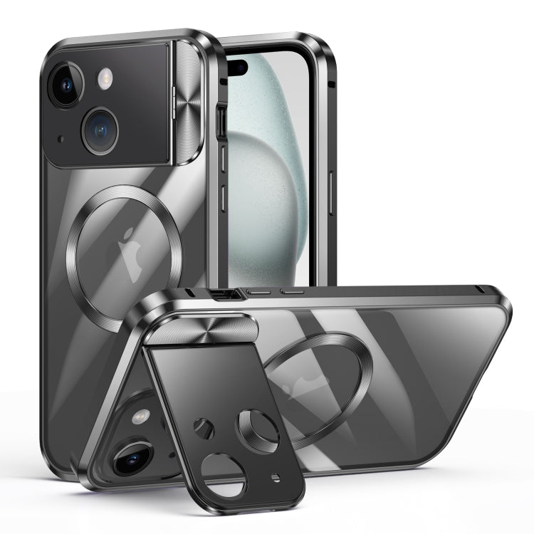 Large Window Holder MagSafe Magnetic Metal Phone Case, For iPhone 15 Pro Max, For iPhone 14, For iPhone 15 Pro, For iPhone 15, For iPhone 14 Pro, For iPhone 14 Pro Max, For iPhone 13 Pro Max, For iPhone 13 Pro, For iPhone 13