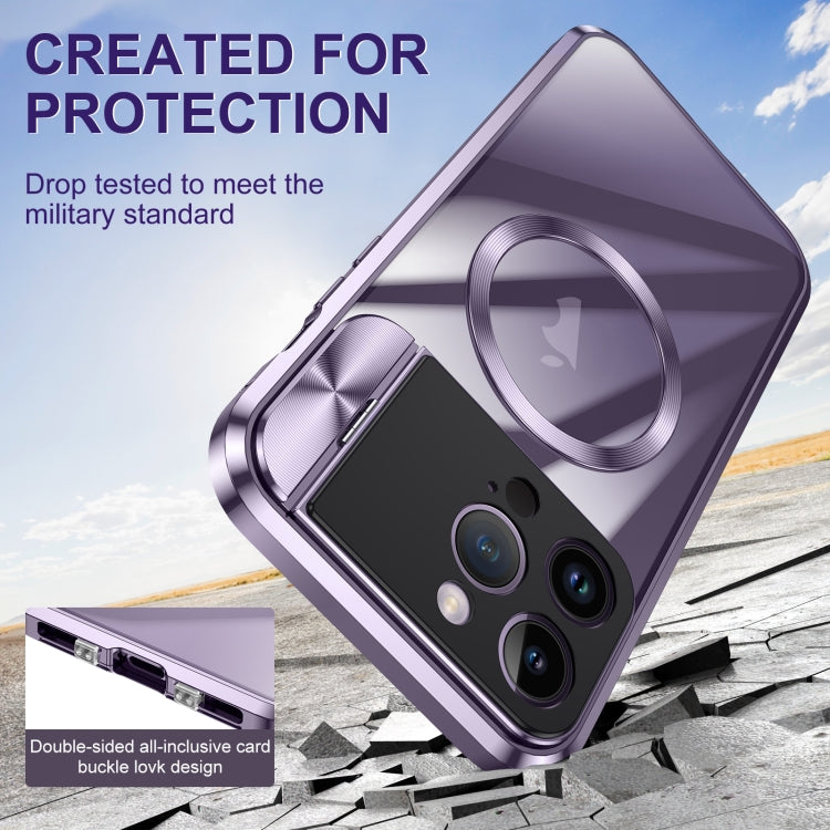 Large Window Holder MagSafe Magnetic Metal Phone Case, For iPhone 15 Pro Max, For iPhone 15 Pro, For iPhone 14, For iPhone 14 Pro, For iPhone 15, For iPhone 14 Pro Max, For iPhone 13 Pro Max, For iPhone 13 Pro, For iPhone 13