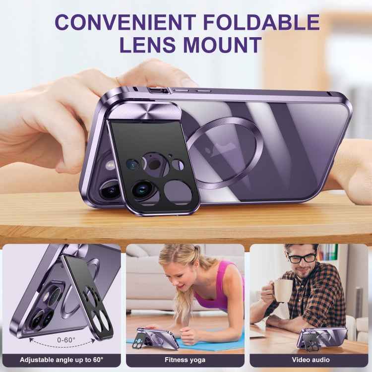 Large Window Holder MagSafe Magnetic Metal Phone Case, For iPhone 15 Pro Max, For iPhone 14, For iPhone 15 Pro, For iPhone 15, For iPhone 14 Pro, For iPhone 14 Pro Max, For iPhone 13 Pro Max, For iPhone 13 Pro, For iPhone 13