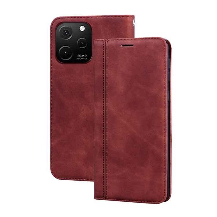 Frosted Business Magnetic Horizontal Flip PU Phone Case, For Huawei nova Y61/Enjoy 50z, For Huawei nova Y70 / Y70 Plus, For Huawei nova 9 SE 4G/5G