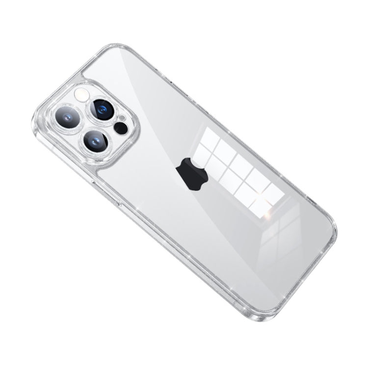 SULADA Glittery TPU + Tempered Glass Phone Case, For iPhone 14 Plus, For iPhone 14, For iPhone 14 Pro, For iPhone 14 Pro Max