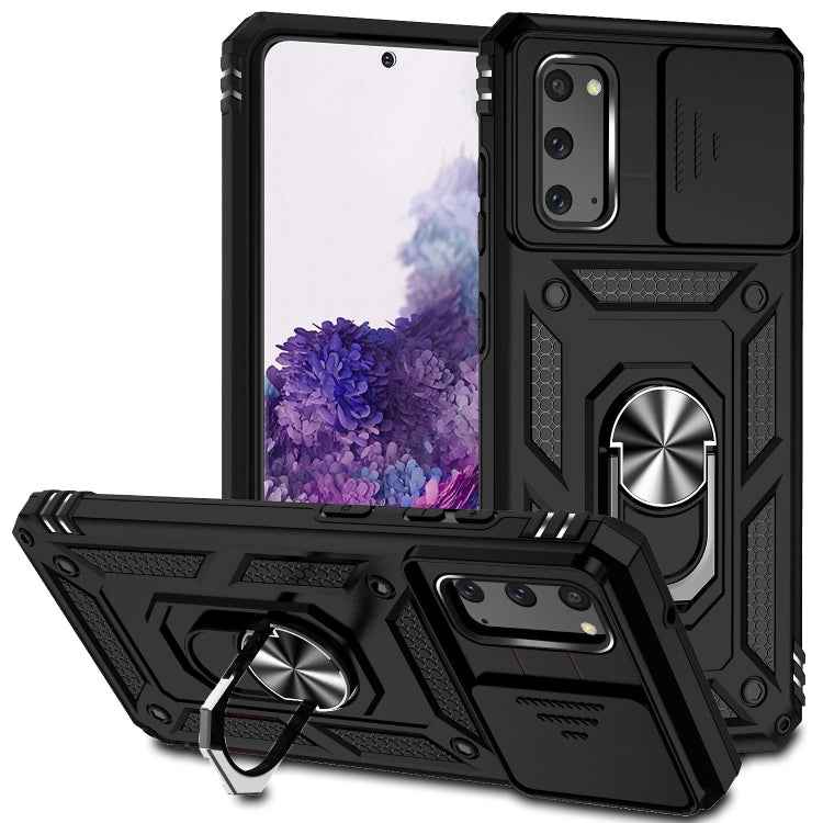 Sliding Camshield Holder Phone Case, For Samsung Galaxy A42 5G, For Samsung Galaxy Note20 Ultra, For Samsung Galaxy Note20, For Samsung Galaxy A21s, For Samsung Galaxy S20 Ultra, For Samsung Galaxy S20