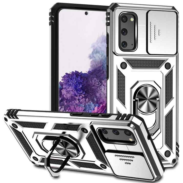 Sliding Camshield Holder Phone Case, For Samsung Galaxy A42 5G, For Samsung Galaxy Note20 Ultra, For Samsung Galaxy Note20, For Samsung Galaxy A21s, For Samsung Galaxy S20 Ultra, For Samsung Galaxy S20