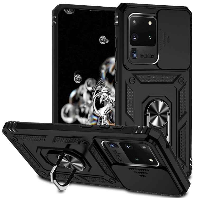 Sliding Camshield Holder Phone Case, For Samsung Galaxy A42 5G, For Samsung Galaxy Note20 Ultra, For Samsung Galaxy Note20, For Samsung Galaxy A21s, For Samsung Galaxy S20 Ultra, For Samsung Galaxy S20