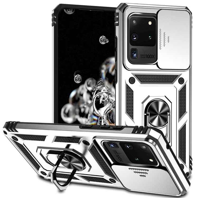 Sliding Camshield Holder Phone Case, For Samsung Galaxy A42 5G, For Samsung Galaxy Note20 Ultra, For Samsung Galaxy Note20, For Samsung Galaxy A21s, For Samsung Galaxy S20 Ultra, For Samsung Galaxy S20