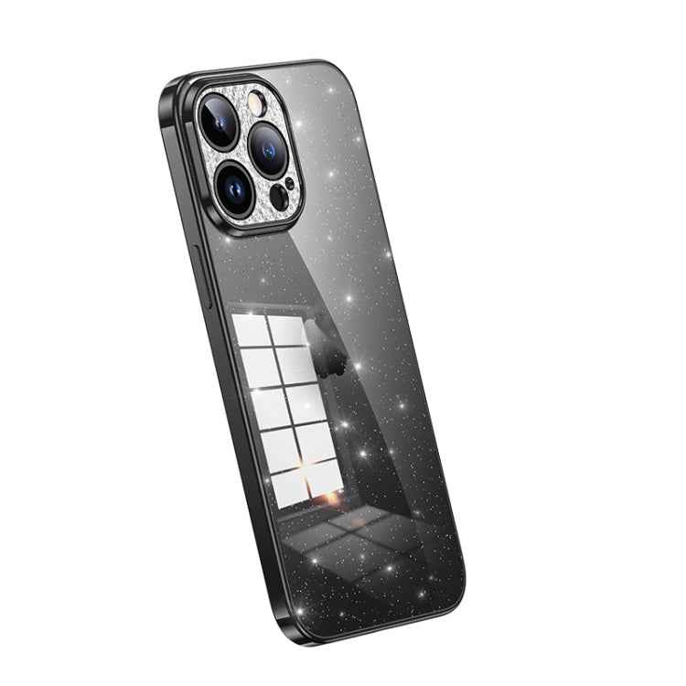 SULADA Electroplated Transparent Glittery TPU Phone Case, For iPhone 12 Pro Max, For iPhone 11