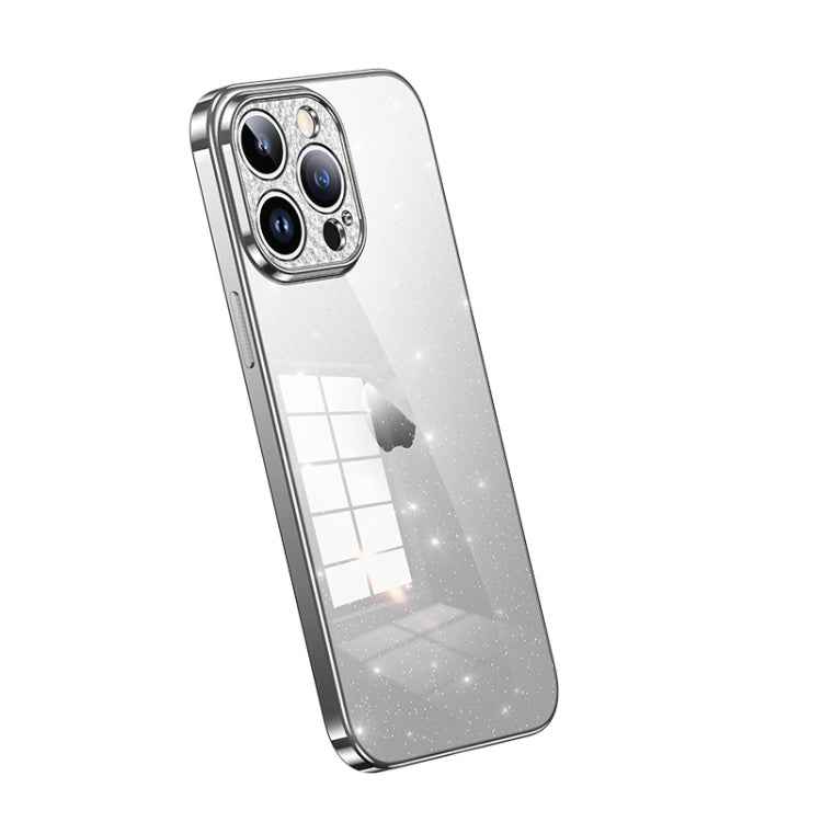 SULADA Electroplated Transparent Glittery TPU Phone Case, For iPhone 12 Pro Max, For iPhone 11
