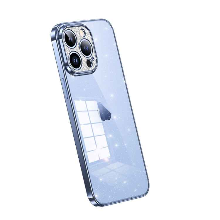SULADA Electroplated Transparent Glittery TPU Phone Case, For iPhone 12 Pro Max, For iPhone 11