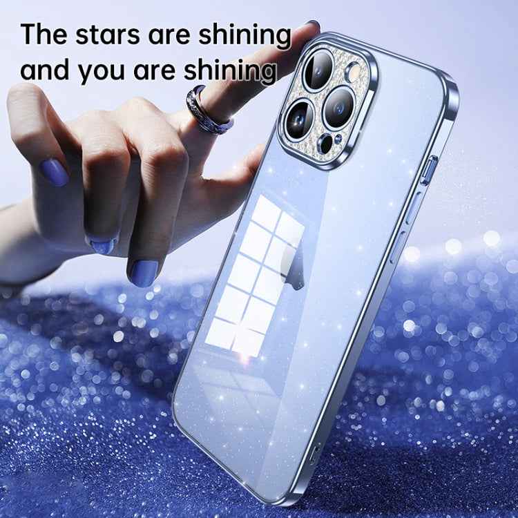 SULADA Electroplated Transparent Glittery TPU Phone Case