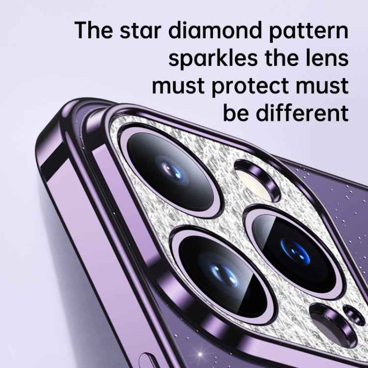 SULADA Electroplated Transparent Glittery TPU Phone Case