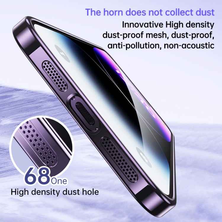 SULADA Electroplated Transparent Glittery TPU Phone Case, For iPhone 12 Pro Max, For iPhone 11