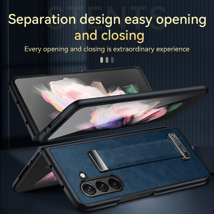 SULADA PC Hybrid Leather Texture Skin Feel Shockproof Phone Case, For Samsung Galaxy Z Flip7 FE / Flip6, For Samsung Galaxy Z Fold6, For Samsung Galaxy Z Fold5, For Samsung Galaxy Flip5